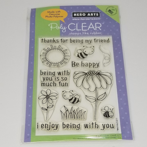 Hero Arts New and Lightly Used Clear Photopolymer Stamp Sets- Flowers~ Birthday~ - Picture 4 of 16